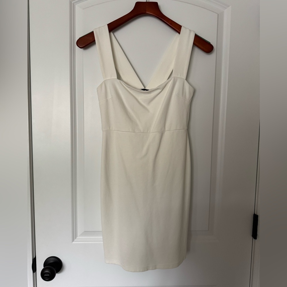 Blue Blush White Dress